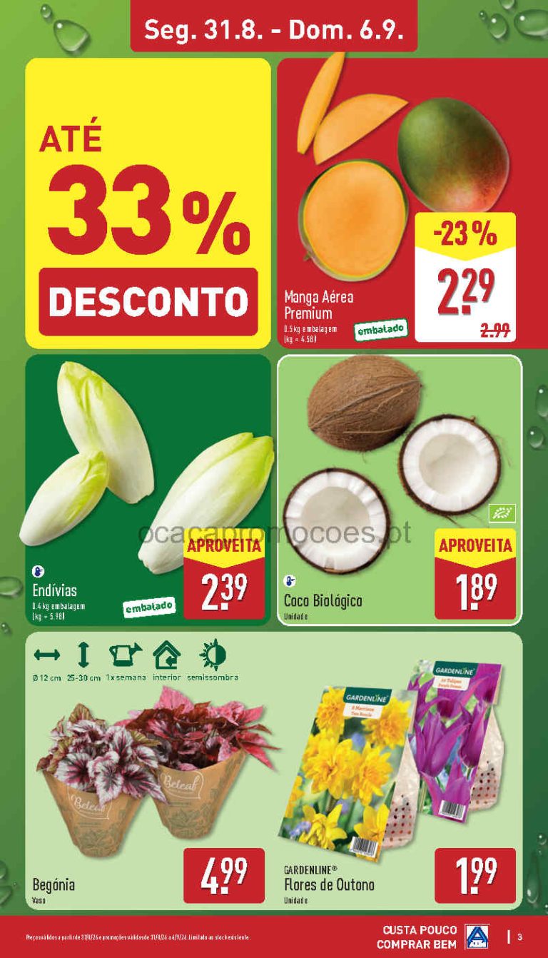 Folheto Aldi Frescos- Antevisão Promoções de 31 agosto a 6 setembro