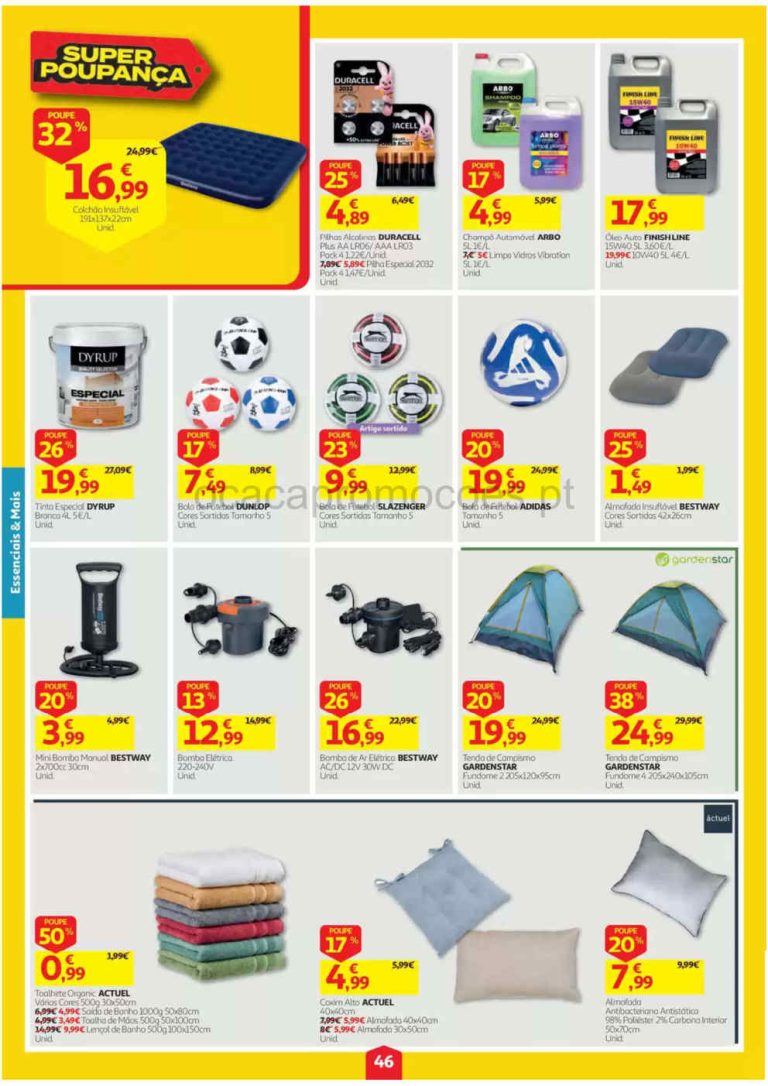 Auchan Destaques Bazar – Antevisão Promoções 20 a 26 de agosto