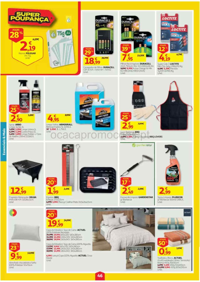 Folheto Auchan Bazar – Antevisão Promoções 13 a 19 de agosto