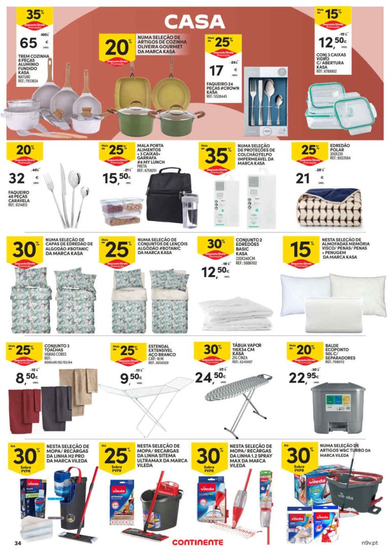 Folheto Continente bazar Açores – Antevisão Promoções 6 a 19 de agosto