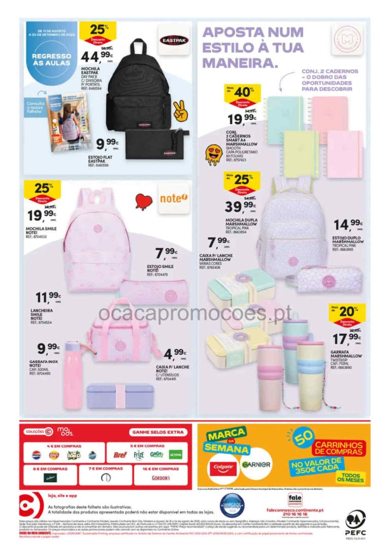Continente Destaques – Antevisão Promoções Bazar de 18 a 24 agosto