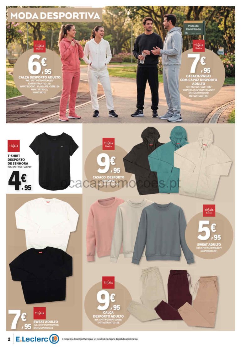 Folheto E Leclerc Moda – Antevisão Promoções Bazar até 9 setembro