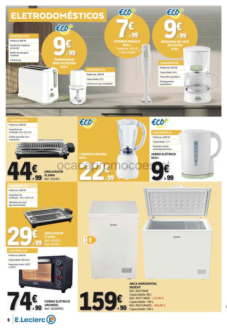 Folheto E Leclerc Cozinha Bazar – Antevisão Promoções até 26 de agosto