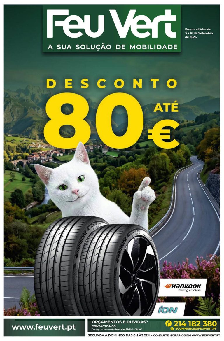 Folheto Feu Vert – Antevisão Promoções 3 a 16 de setembro