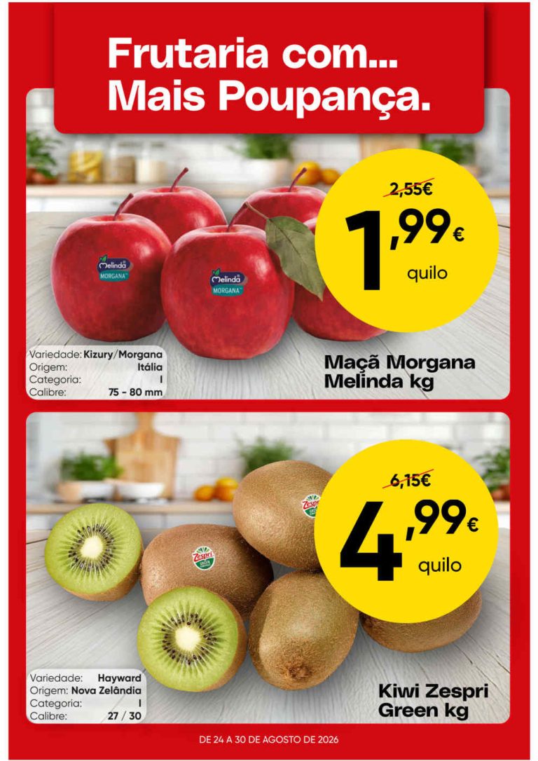 Folheto Supermercados Froiz – Antevisão Promoções 24 a 30 de agosto