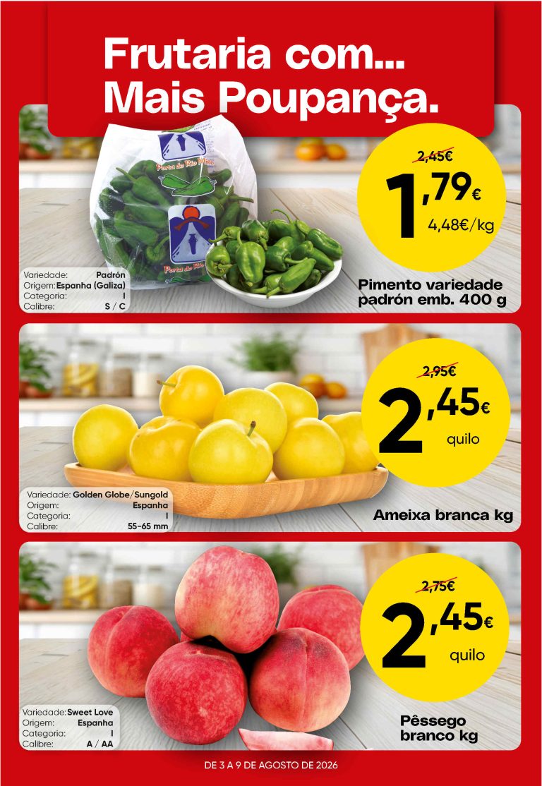 Folheto Supermercados Froiz – Antevisão Promoções 3 a 9 de agosto