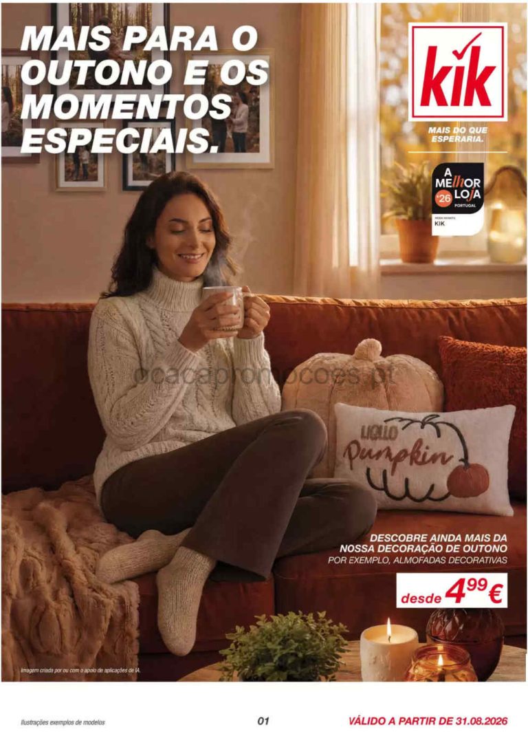 Folheto Kik – Antevisão Promoções a partir de 31 agosto