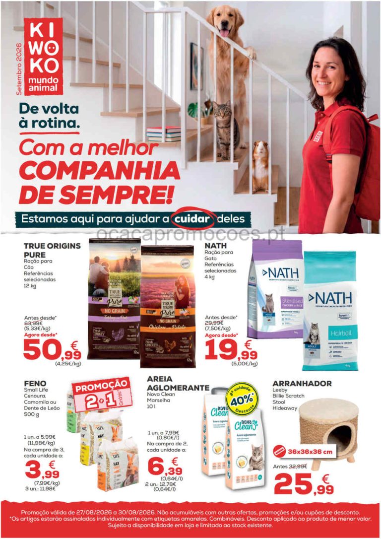 Folheto Kiwoko – Antevisão Promoções 27 agosto a 30 setembro