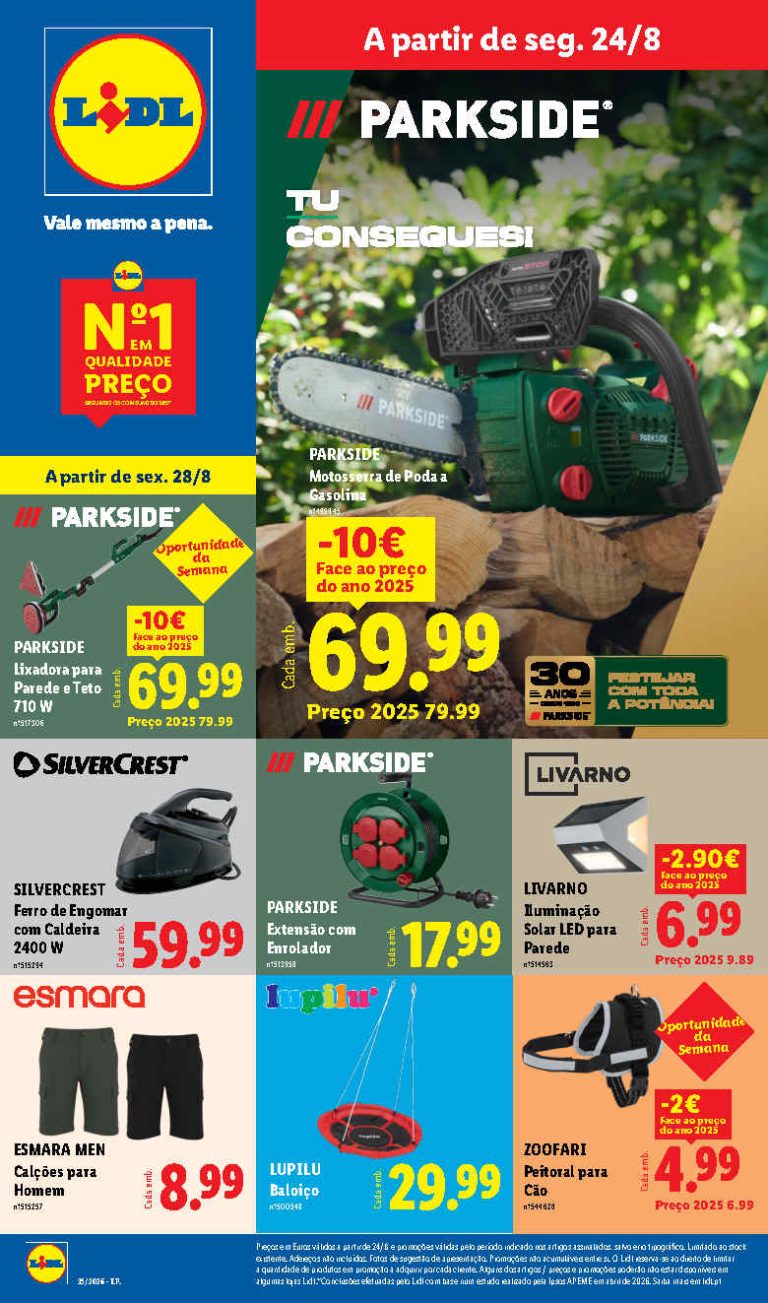 Folheto Lidl Bazar – Antevisão Promoções a partir 24 de agosto