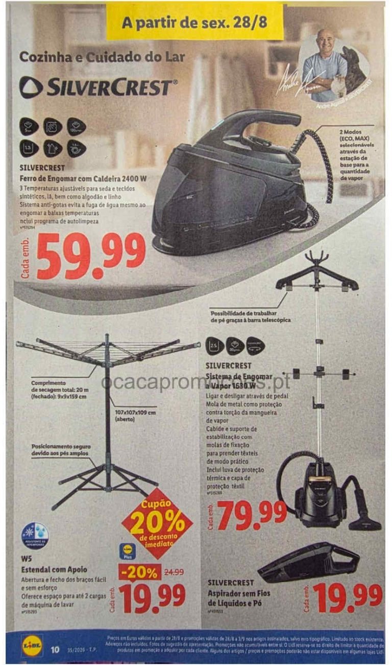 Folheto Lidl Bazar – Antevisão Promoções 28 agosto a 3 setembro