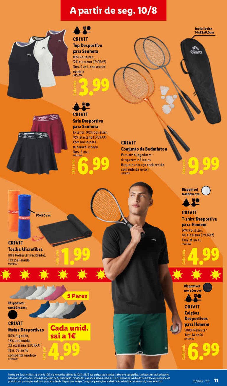 Lidl Destaques – Antevisão Bazar Promoções de 10 a 16 agosto