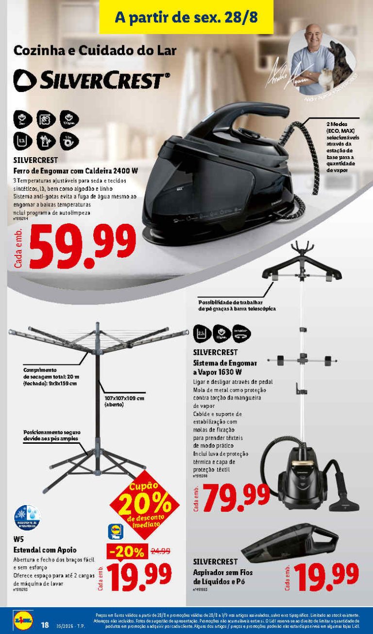 Folheto Lidl Bazar – Antevisão Promoções a partir 28 de agosto