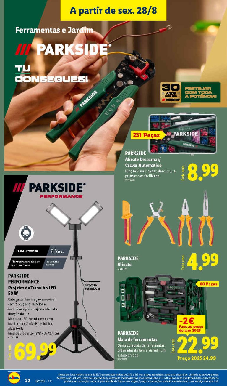 Lidl Destaques – Antevisão Bazar Promoções de 28 agosto a 3 setembro
