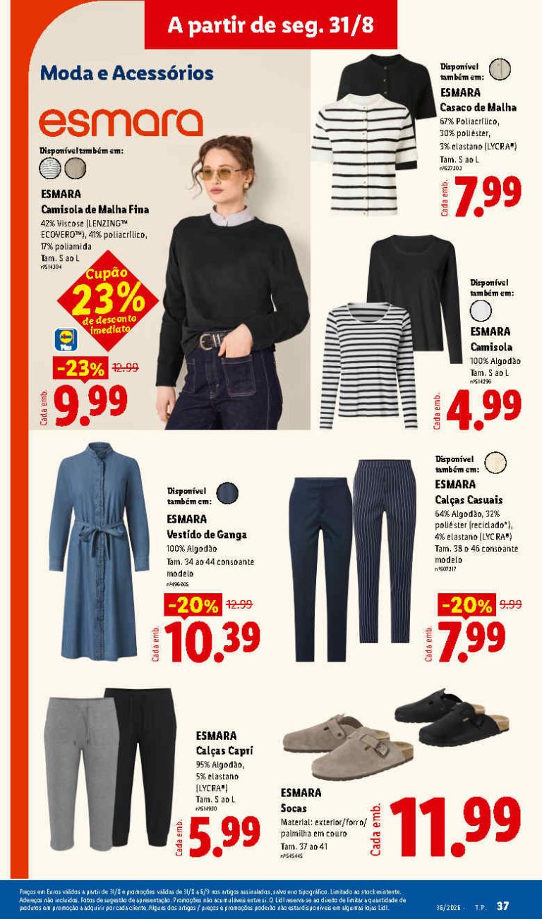 Lidl Destaques – Antevisão Bazar Promoções de 31 agosto a 10 setembro