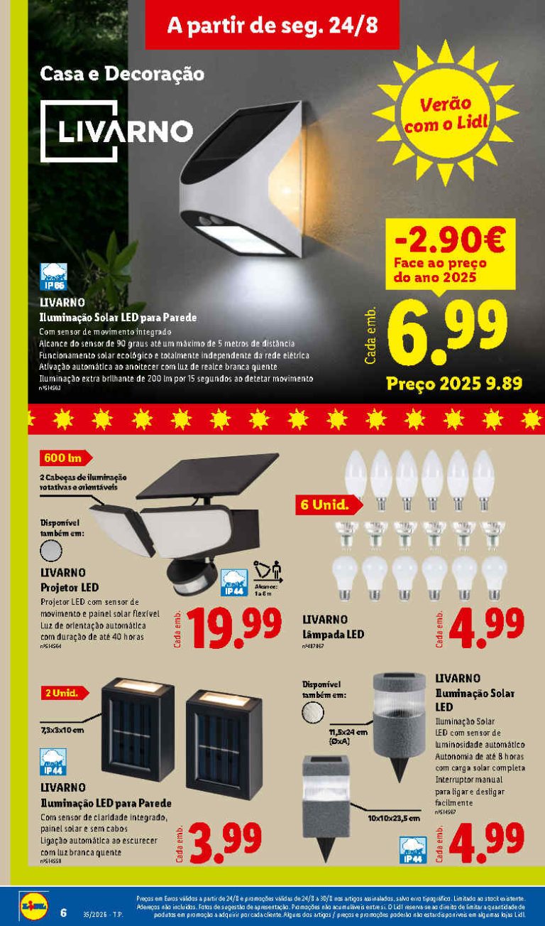 Folheto Lidl Especial Casa – Antevisão Bazar Promoções 24 a 30 de agosto