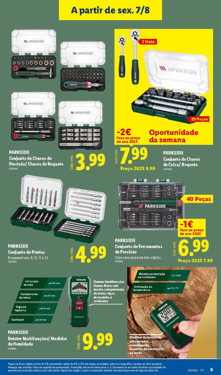 Folheto Lidl Utilitários – Antevisão bazar Promoções 7 a 13 de agosto