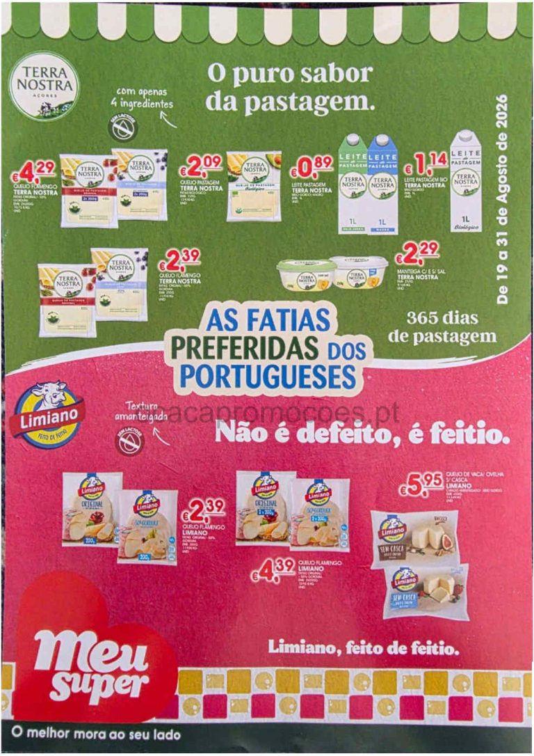 Folheto Meu Super Extra – Antevisão Promoções 22 a 31 de agosto
