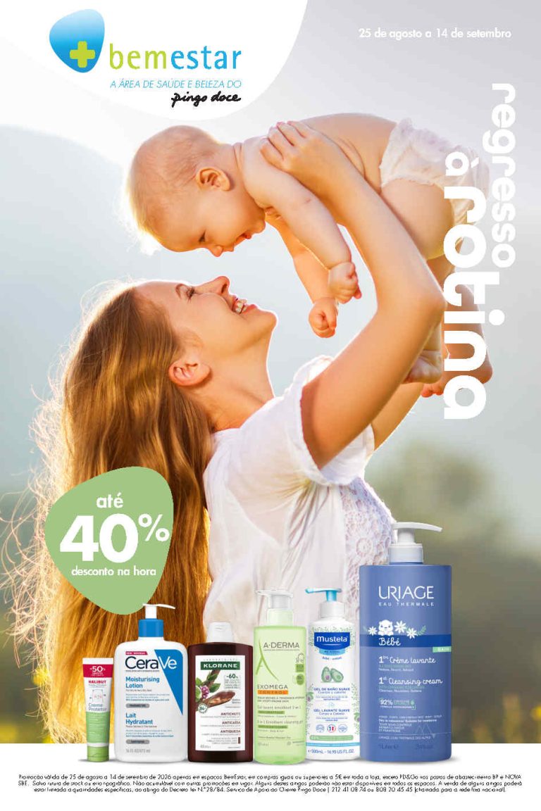 Folheto Pingo Doce Bem Estar – Antevisão Promoções 25 agosto a 14 setembro