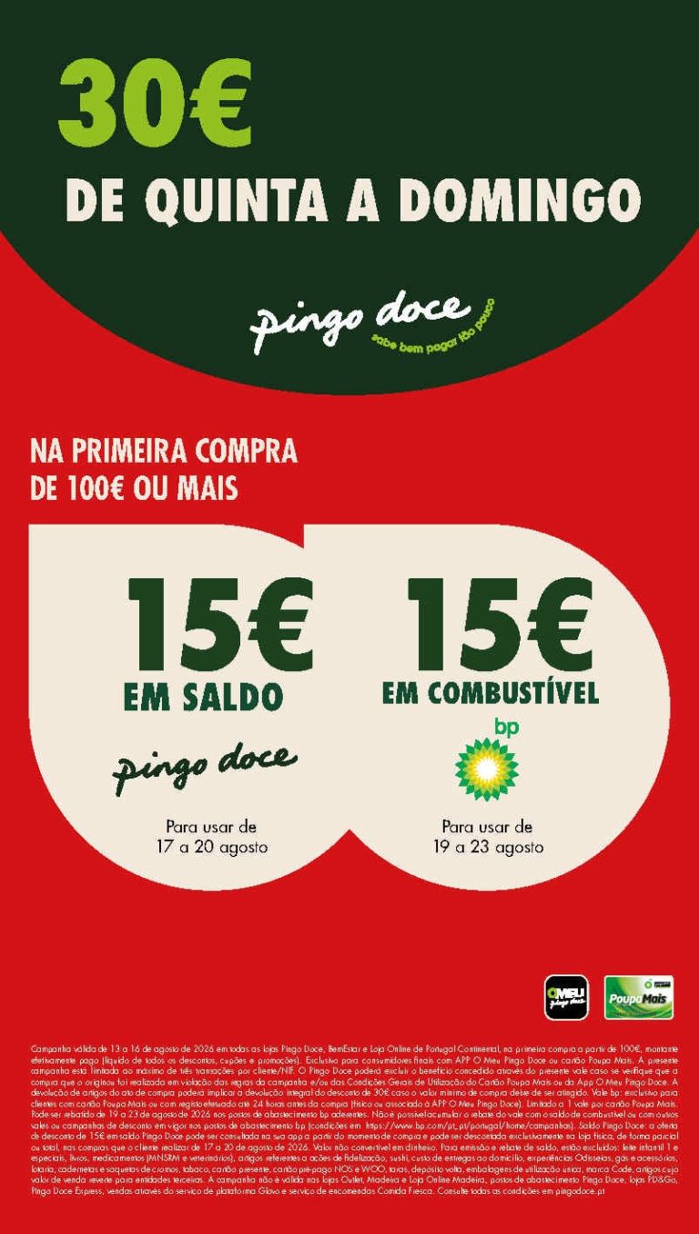 Folheto Pingo Doce Fim de Semana – Antevisão Promoções 14 a 17 de agosto