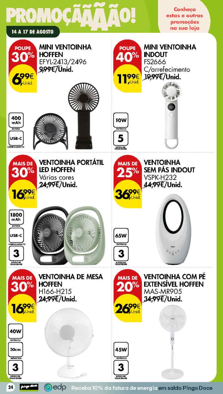 Folheto Pingo Doce Bazar Fim de Semana – Antevisão Promoções 14 a 17 de agosto