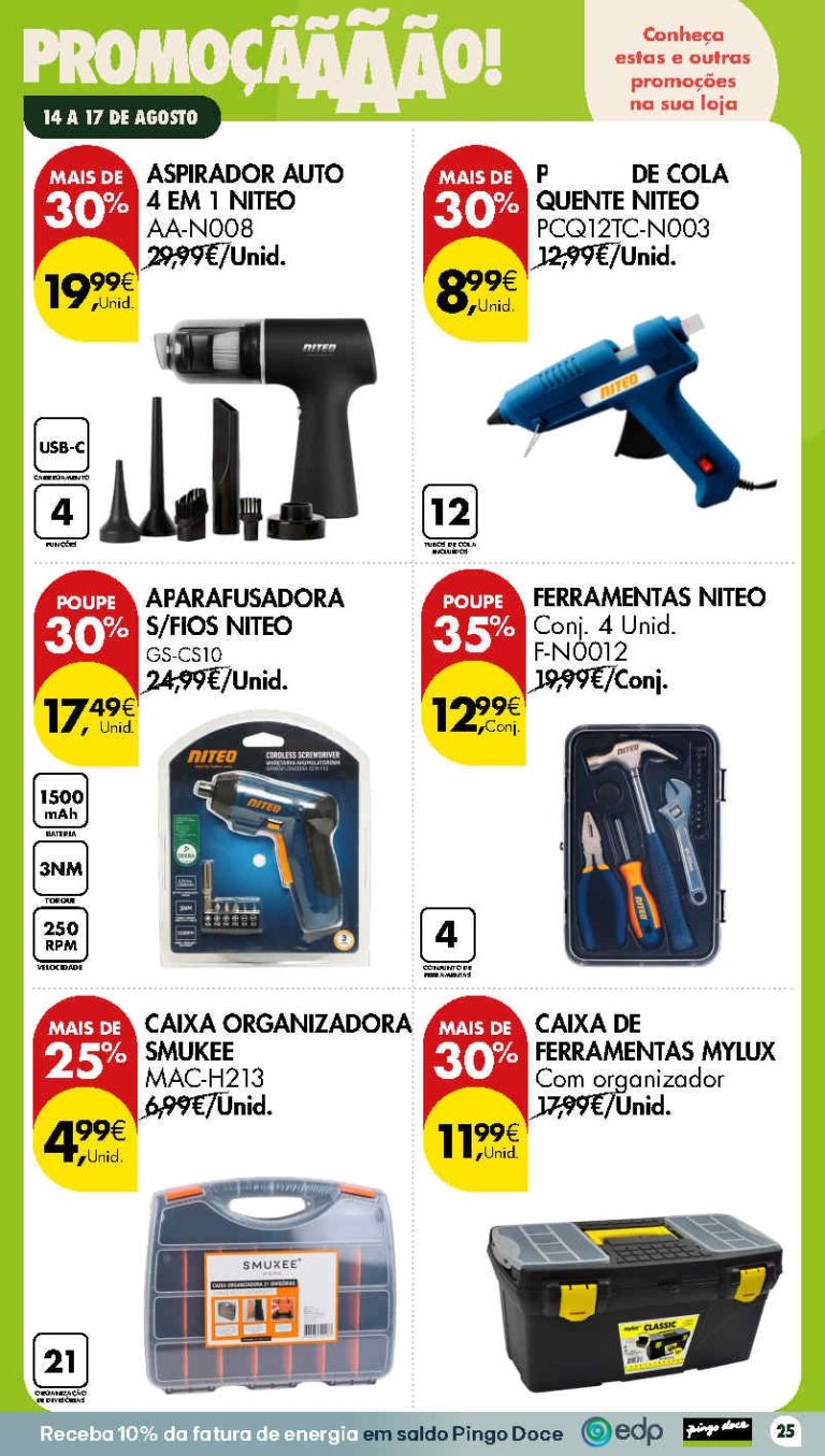 Pingo Doce Fim de Semana Destaques – Antevisão Promoções Bazar até 17 de agosto