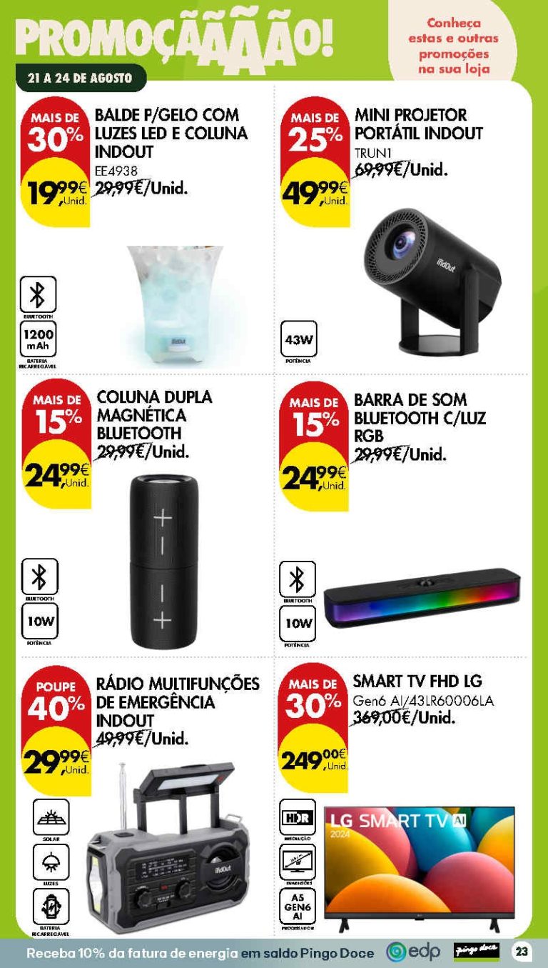 Pingo Doce Fim de Semana Destaques – Antevisão Promoções Bazar até 24 agosto