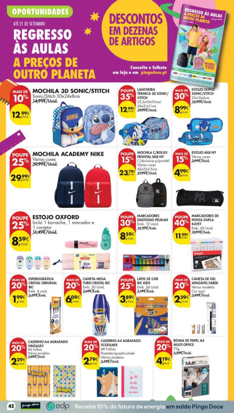 Pingo Doce Destaques – Antevisão Promoções Bazar de 25 a 31 agosto