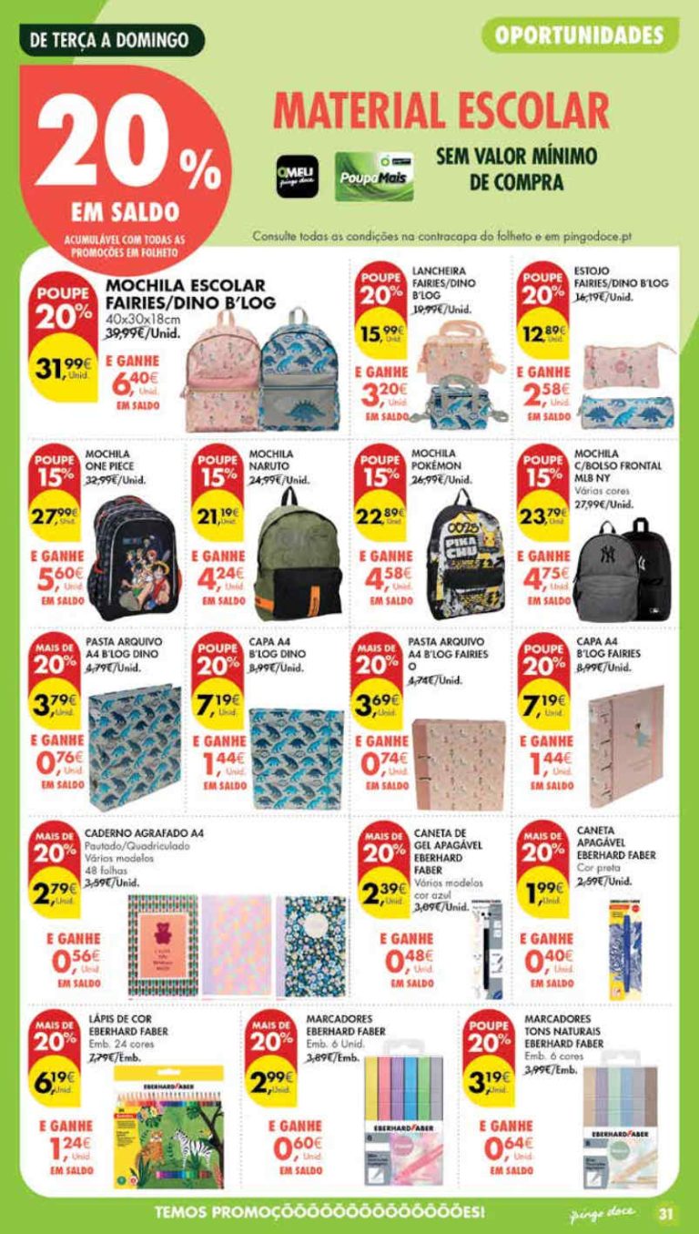 Folheto Pingo Doce Bazar Madeira – Antevisão Promoções 18 a 24 de agosto