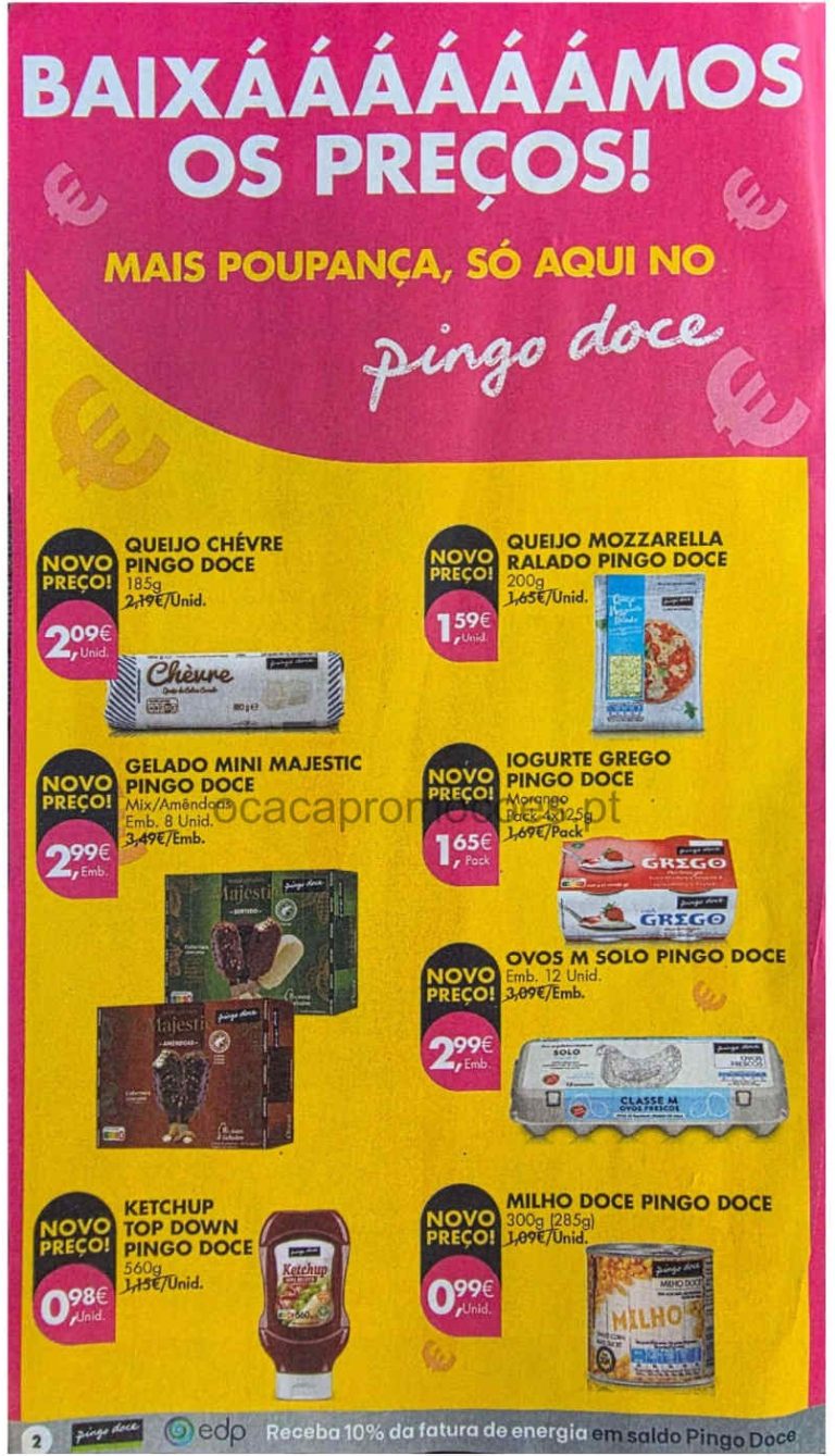 Folheto Pingo Doce Baixa Preços – Antevisão Promoções 4 a 10 de agosto