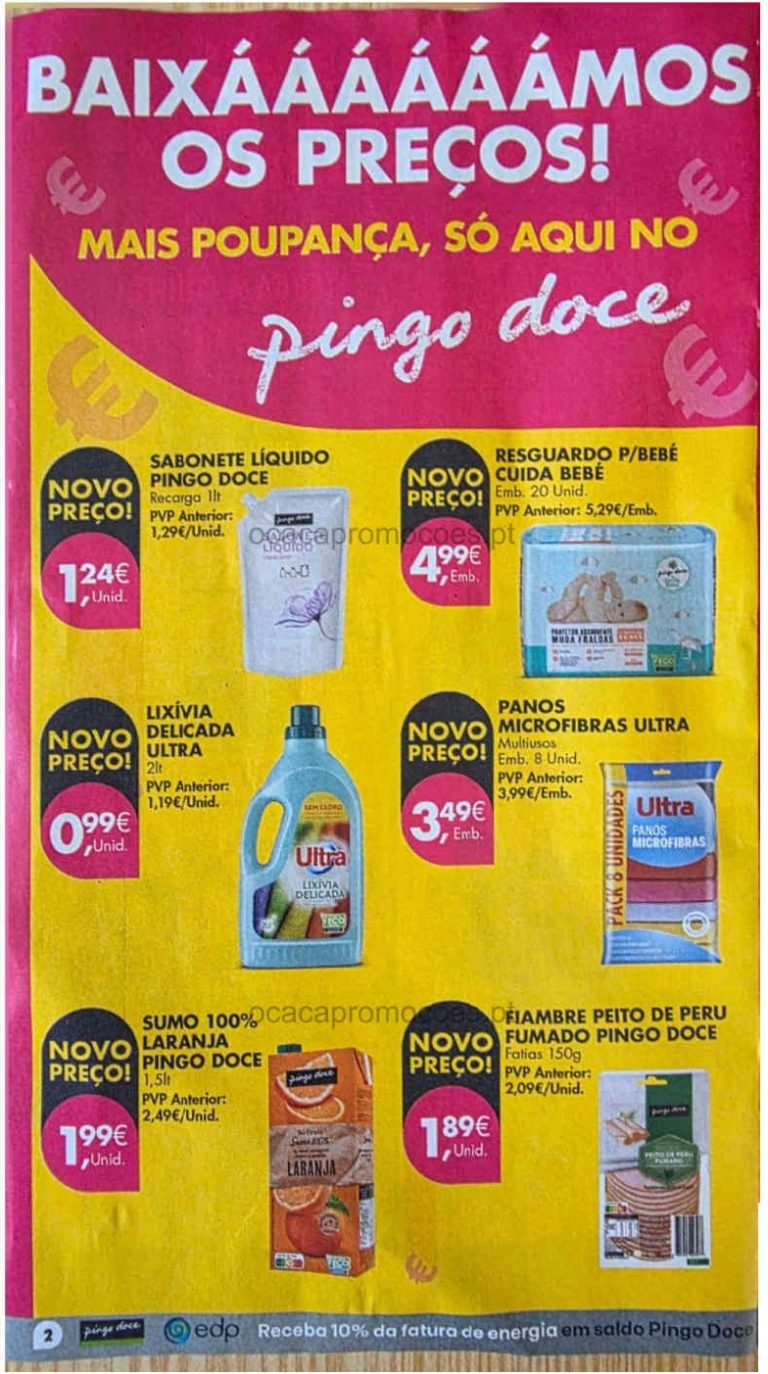 Folheto Pingo Doce Baixa de Preços – Antevisão Promoções 11 a 17 de agosto