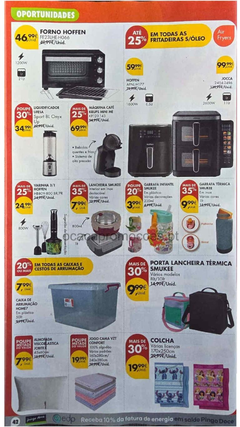 Folheto Pingo Doce bazar – Antevisão Promoções 4 a 10 de agosto