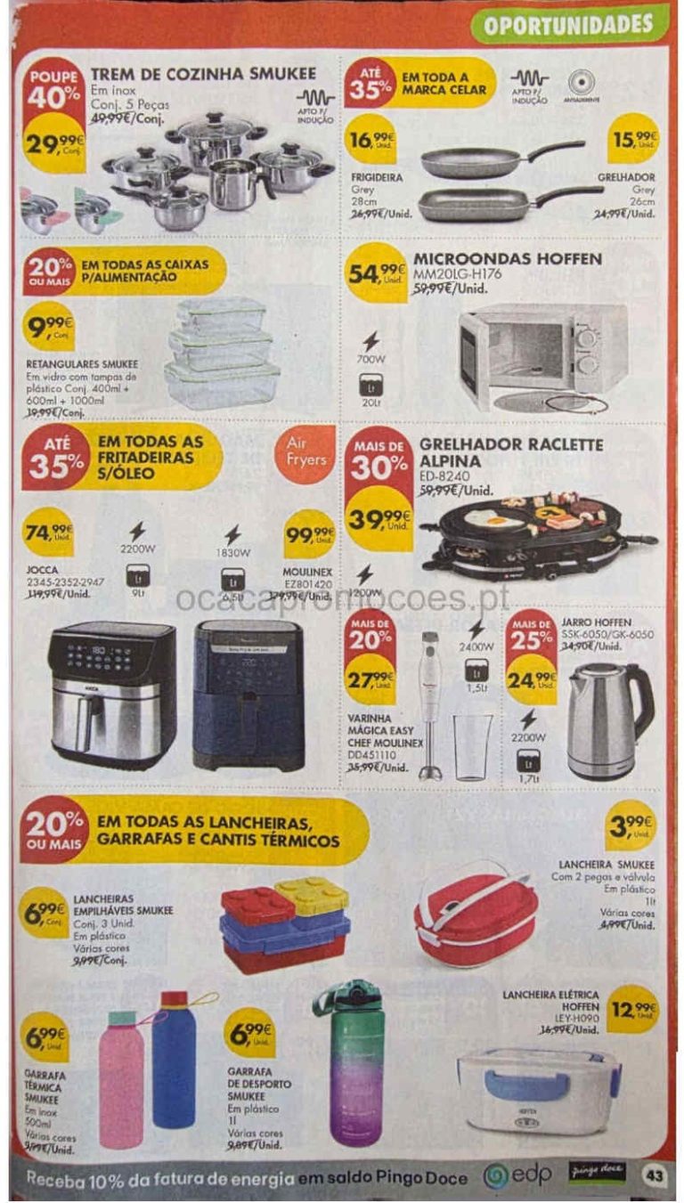Folheto Pingo Doce Bazar – Antevisão Promoções 18 a 24 de agosto