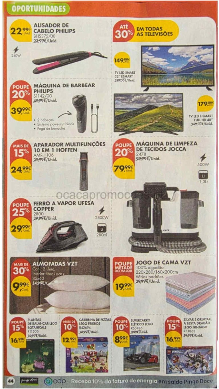 Folheto Pingo Doce Bazar Lojas Grandes – Antevisão Promoções 18 a 24 de agosto