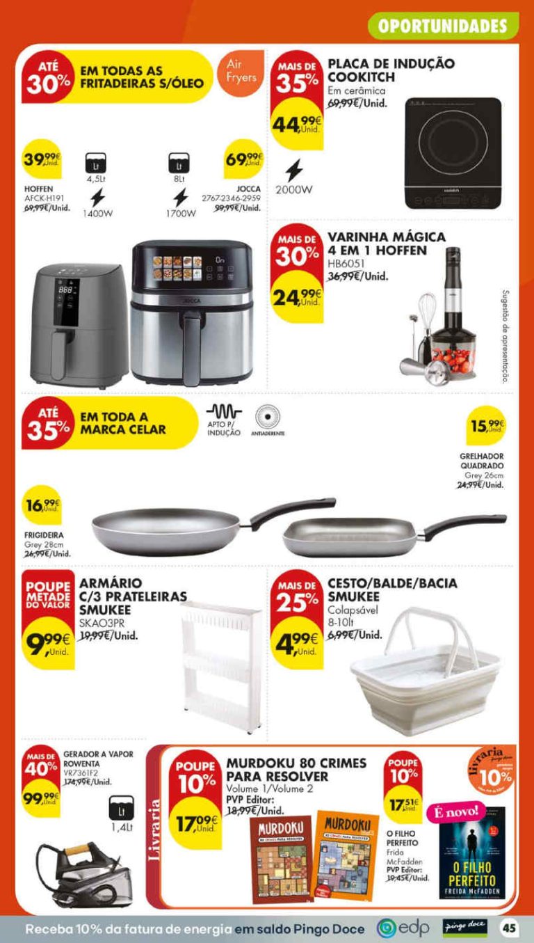 Folheto Pingo Doce Bazar – Antevisão Promoções 1 a 7 de setembro