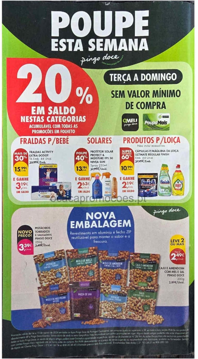 Folheto Pingo Doce – Antevisão Promoções 4 a 10 de agosto