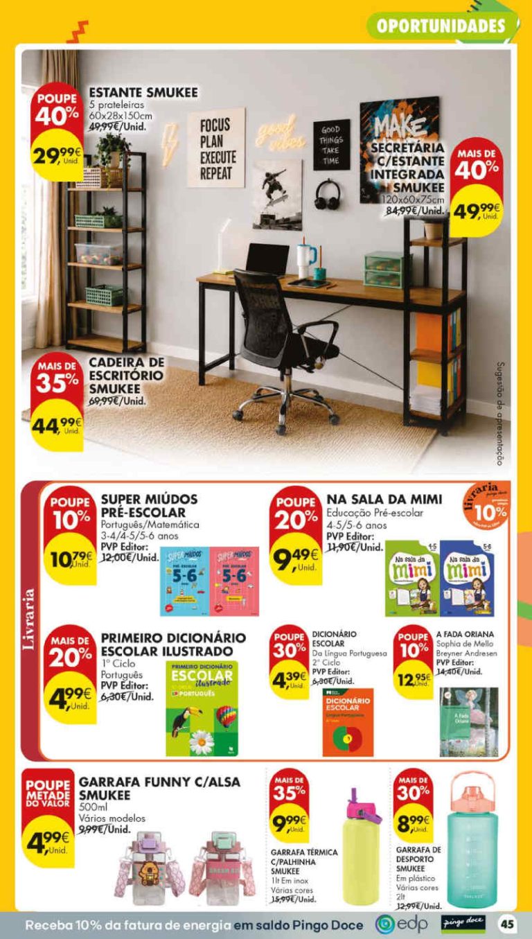 Antevisão Folheto Pingo Doce bazar – Esta Semana Promoções de 25 a 31 agosto