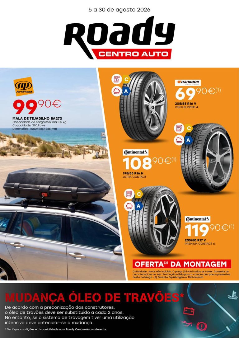 Folheto Roady – Antevisão Promoções 6 a 30 de agosto