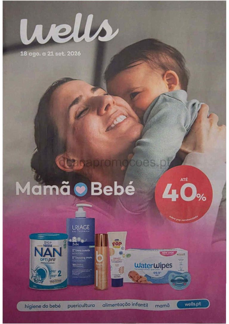 Folheto Wells – Antevisão Promoções 18 agosto a 21 setembro