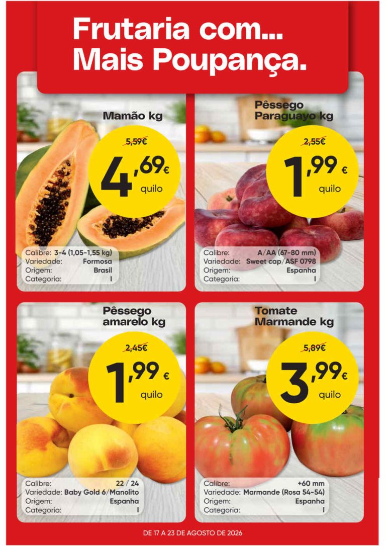 Folheto Supermercados Froiz – Antevisão Promoções 17 a 23 de agosto