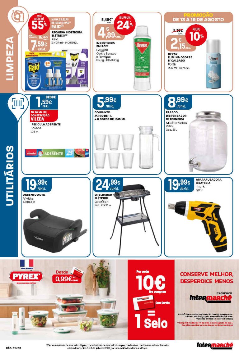 Folheto Intermarché Bazar Contact – Antevisão Promoções 13 a 19 de agosto