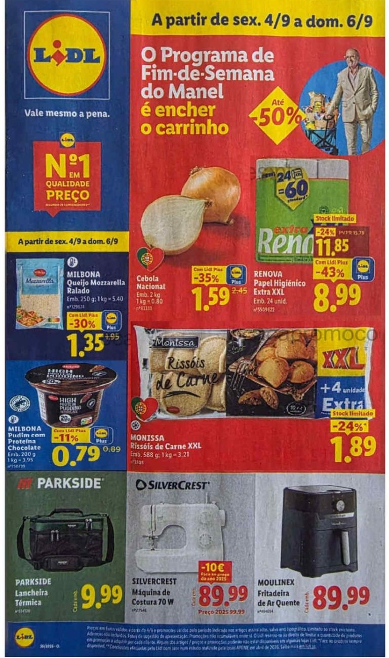 Folheto Lidl – Antevisão Promoções a partir 4 de setembro