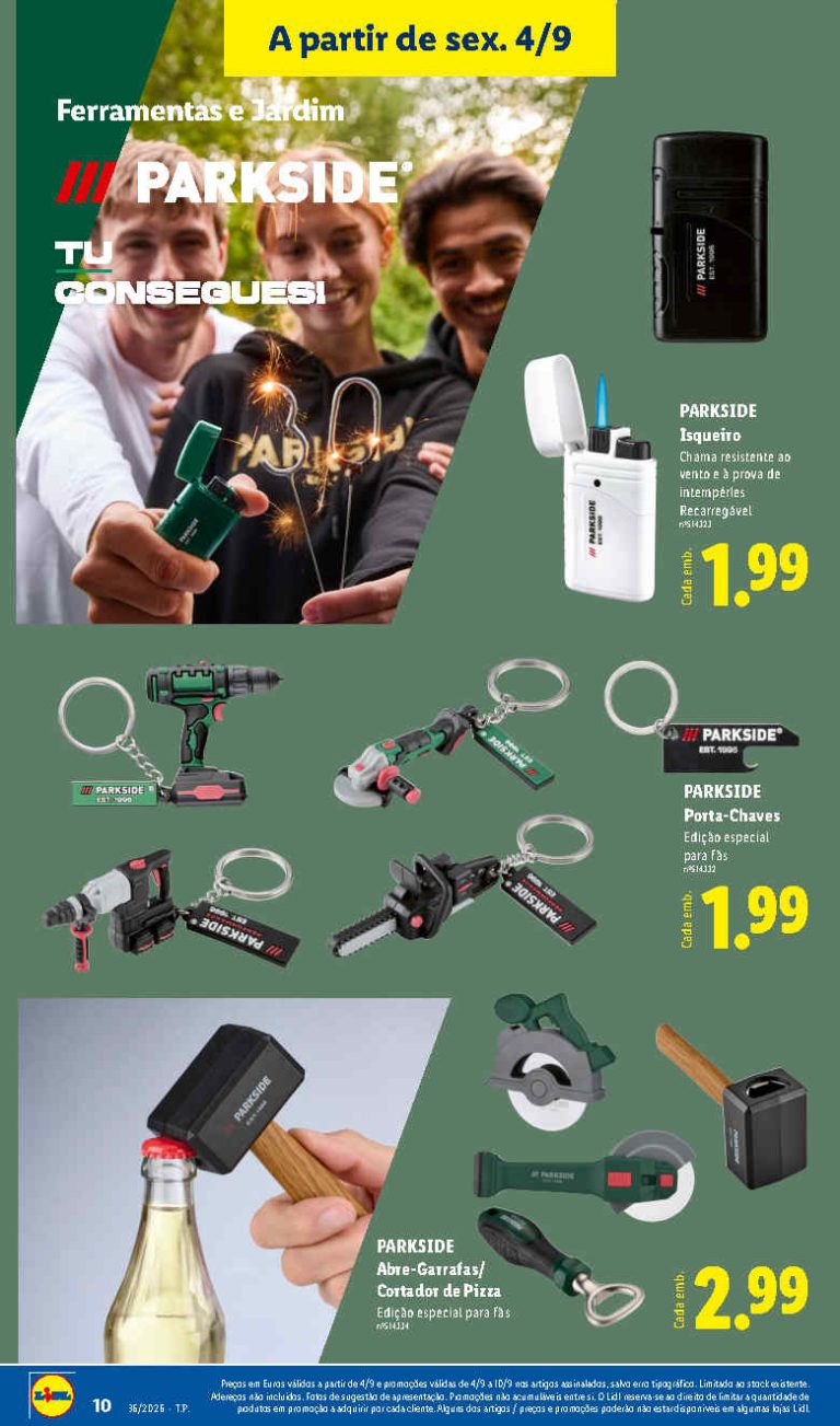 Folheto Lidl Bazar Acessórios – Antevisão Promoções de 4 a 10 setembro