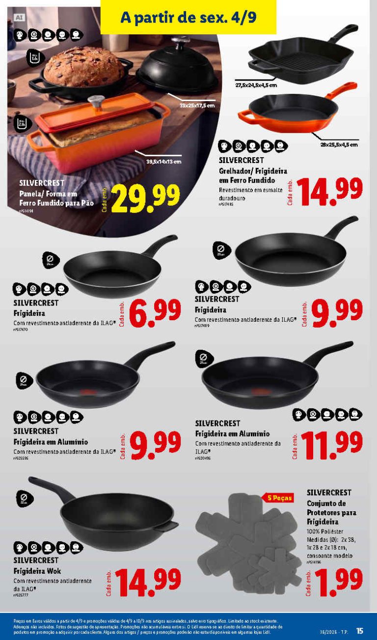 Folheto Lidl Especial Cozinha – Antevisão Bazar Promoções de 4 a 10 setembro