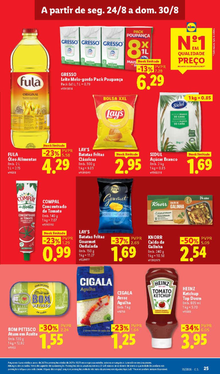 Folheto Lidl Despensa – Antevisão Promoções 24 a 30 de agosto