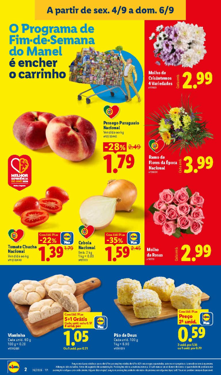 Folheto Lidl Frescos – Antevisão Promoções de 4 a 6 setembro