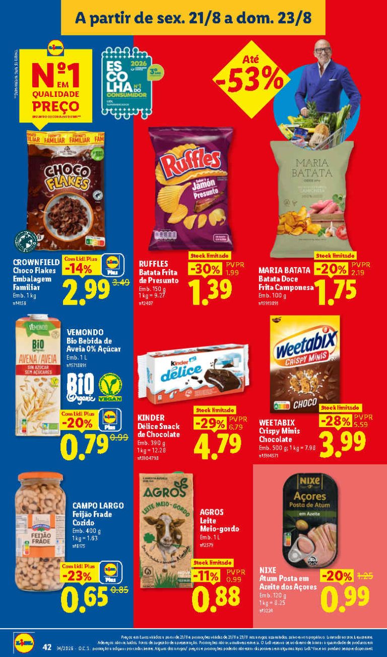 Folheto Lidl – Antevisão Promoções 21 a 23 de agosto