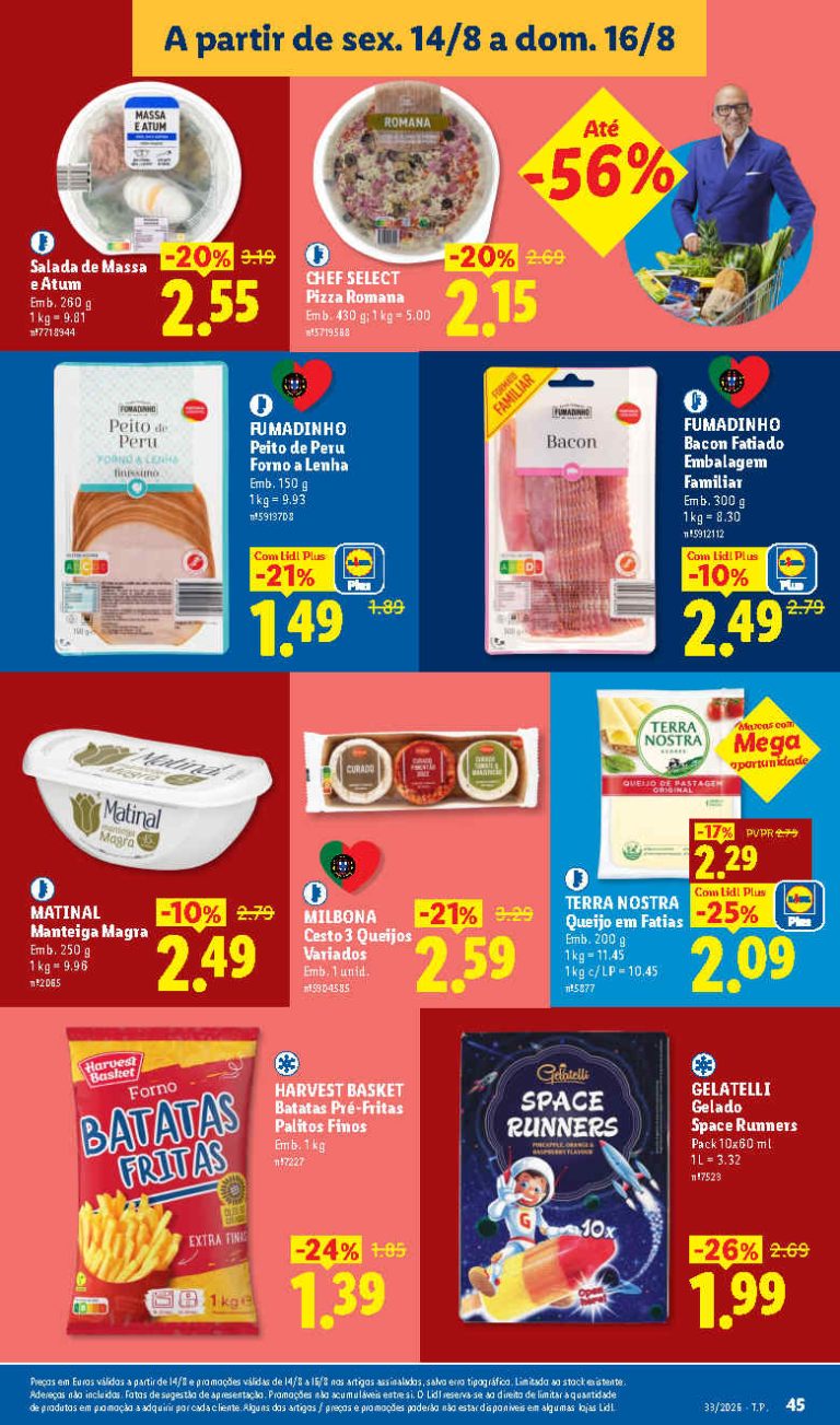 Folheto Lidl Mercearia – Antevisão Promoções 14 a 16 de agosto