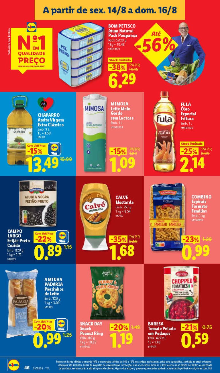 Folheto Lidl – Antevisão Promoções 14 a 16 de agosto