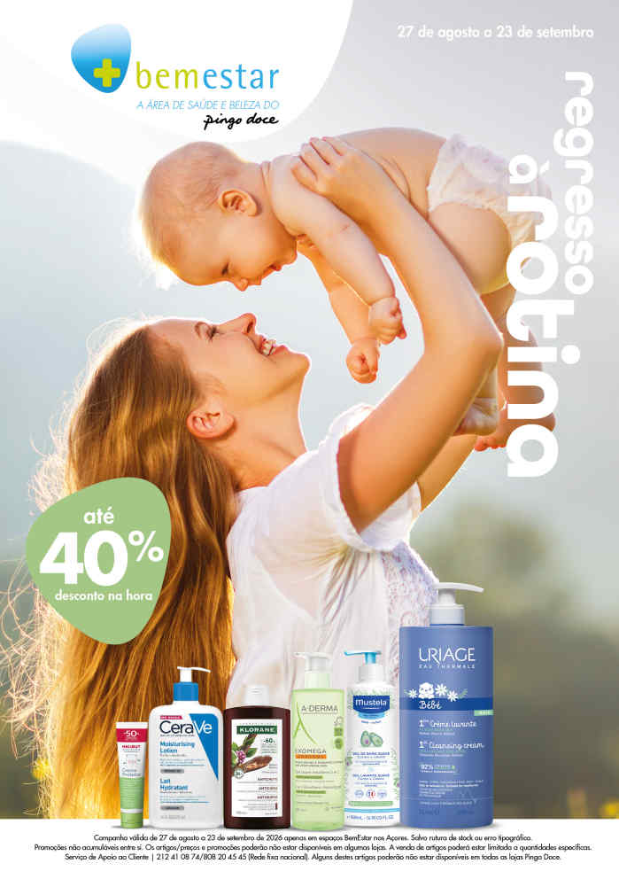 Folheto Pingo Doce Açores Bem Estar – Antevisão Promoções 27 agosto a 23 setembro