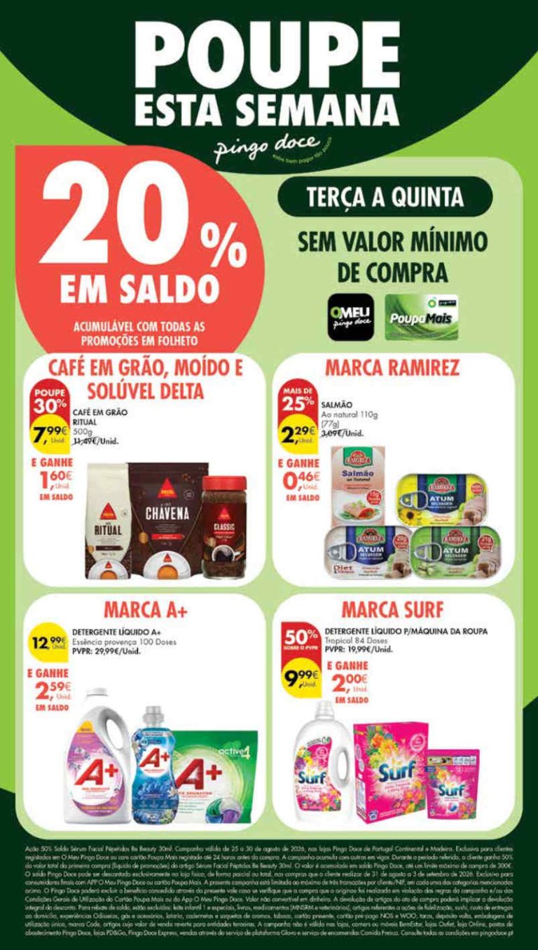 Folheto Pingo Doce Madeira – Antevisão Promoções 25 a 31 de agosto